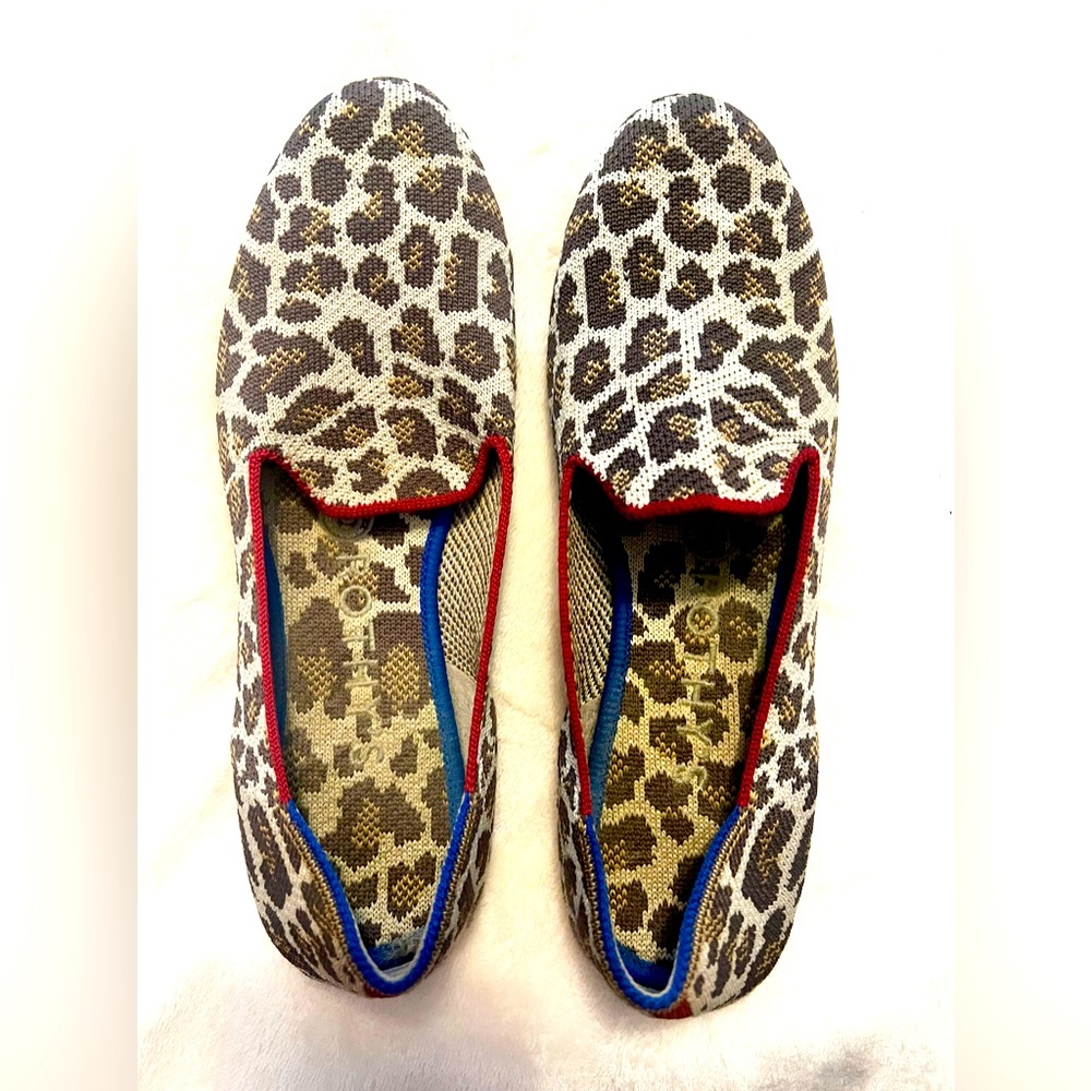 Rothy’s loafer, size 7, GUC, animal print